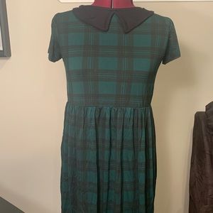 boohoo plaid dress